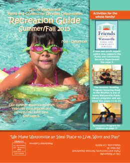 Recreation Guide Recreation Guide