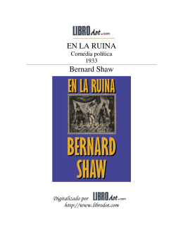 EN LA RUINA Bernard Shaw - DSpace Biblioteca Universidad de