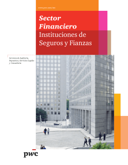 Sector Financiero Instituciones de Seguros y Fianzas
