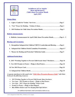2015 Child Abuse Prevention Month Packet