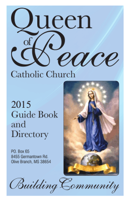 Quick info link - Queen of Peace Catholic Church