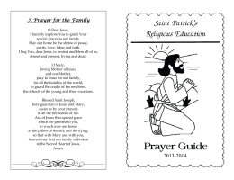 A - SPC Religious Education Prayer Guide Booklet.pub