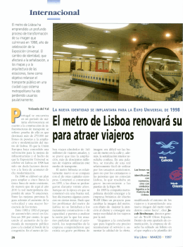 El metro de Lisboa renovará su para atraer viajeros - Vialibre
