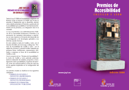 Premios de Accesibilidad - Colegio Oficial de Arquitectos de Castilla