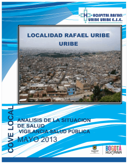 BOLETIN Semana 1 y 2 - Hospital Rafael Uribe Uribe ESE