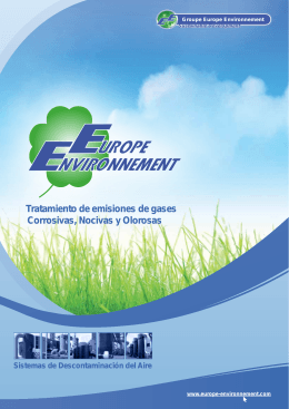 Tratamiento de emisiones de gases Corrosivas, Nocivas y Olorosas