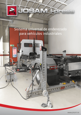 Sistema universal de enderezado para vehículos industriales