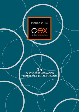 Premio CEX 2013 - Centros de Excelencia