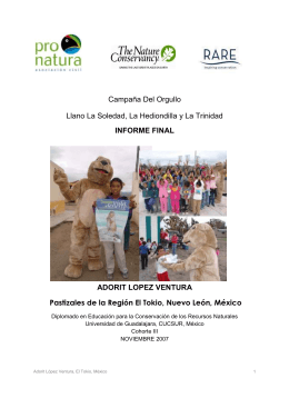 Campaña Del Orgullo Llano La Soledad, La Hediondilla y La