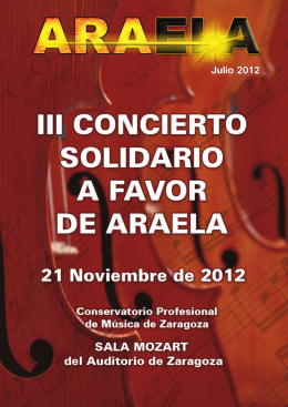 Boletín Julio 2012 - ARAELA. Asociacion Aragonesa de Esclerosis