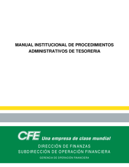 MANUAL INSTITUCIONAL DE PROCEDIMIENTOS