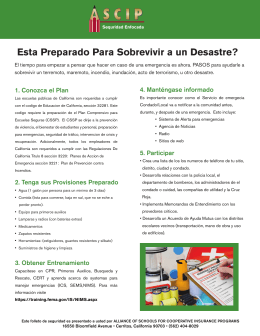 Emergency Preparedness_SPANISH