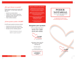poder notarial - AIDS Legal Referral Panel
