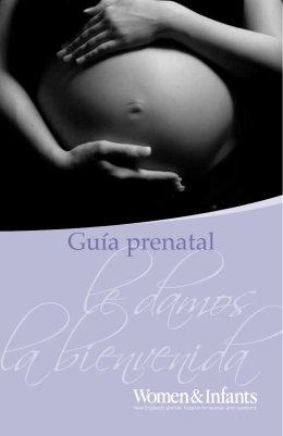 Guía prenatal - Women and Infants Hospital of Rhode Island