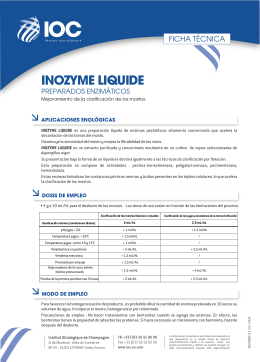 FT INOZYME LIQUIDE (ES) - Institut Oenologique de Champagne