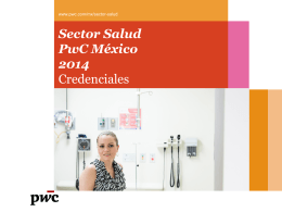 Sector Salud PwC México 2014 Credenciales