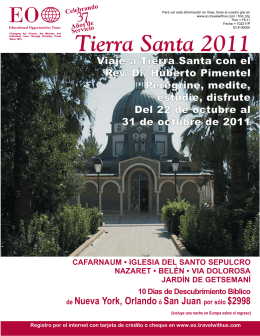 Tierra Santa 2011