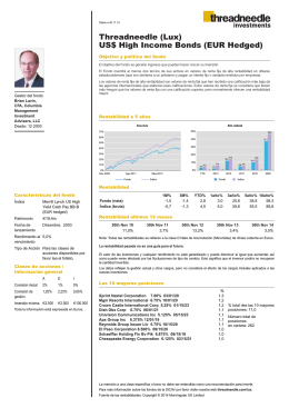 Threadneedle (Lux) US$ High Income Bonds (EUR Hedged)