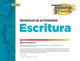 Escritura - 01 language arts