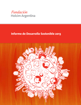 Informe de Desarrollo Sostenible 2013
