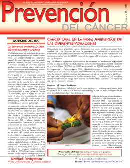 Cancer Prevention Issue #13