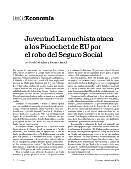 2 Juventud Larouchista ataca a los Pinochet de EU por el robo del