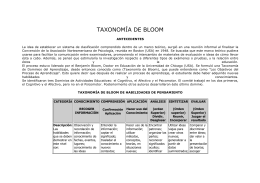 Taxonomía de Blooom
