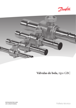 GBC - Válvulas de bola - Folleto Técnico - 12-2004