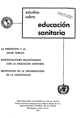 educación - PAHO IRIS