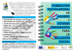 155s-FOLLETO PROGRAMA FORMACION SOCIOLABORAL 2012