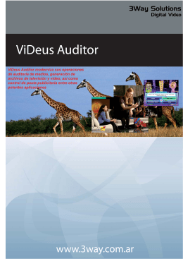 ViDeus Auditor - 3Way Solutions