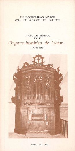 Órgano histórico de Liétor