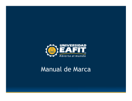 Manual de Marca - Universidad EAFIT