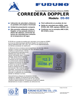 CORREDERA DOPPLER Modelo DS-80