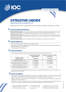 FT EXTRAZYME LIQUIDE (ES) - Institut Oenologique de Champagne
