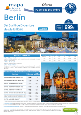 Berlín - Mapa Tours