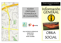 informacion_-general - Iglesia Cristiana Evangélica de Chamartín
