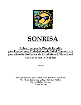 SONRISA - the AzPRC! - Arizona Prevention Research Center