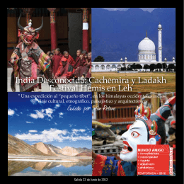 India Desconocida: Cachemira y Ladakh Festival Hemis en Leh