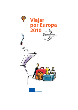 Viajar por Europa - 2010 - Centro Europeo del Consumidor