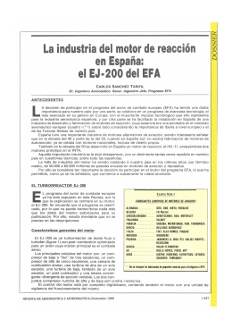 La industria del motor de reacción en España: elEJ