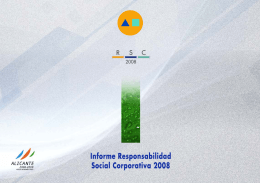 CAM en 2008: Empresa responsable e innovadora