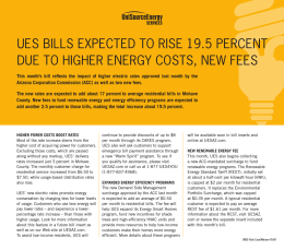 ues bills expected to rise 19.5 percent due to higher energy costs