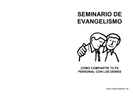 el manual de evangelismo personal