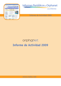 Informe de Actividad 2009