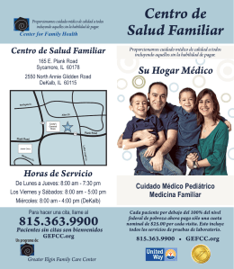 Centro de Salud Familiar - Greater Elgin Family Care Center