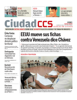 EEUU mueve sus fichas contra Venezuela dice Chávez