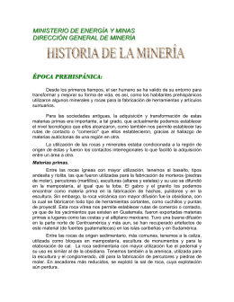MINISTERIO DE ENERGÍA Y MINAS DIRECCIÓN GENERAL