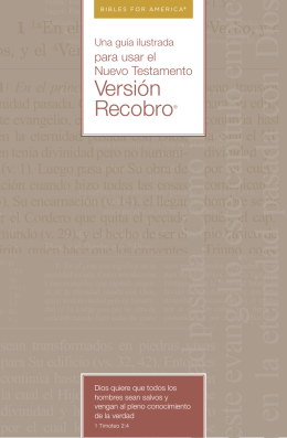 Versión Recobro® - Bibles for America