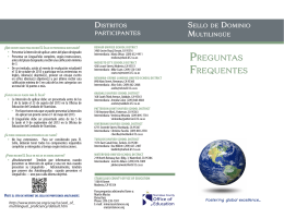 preguntaS FrequenteS - Stanislaus County Office of Education
